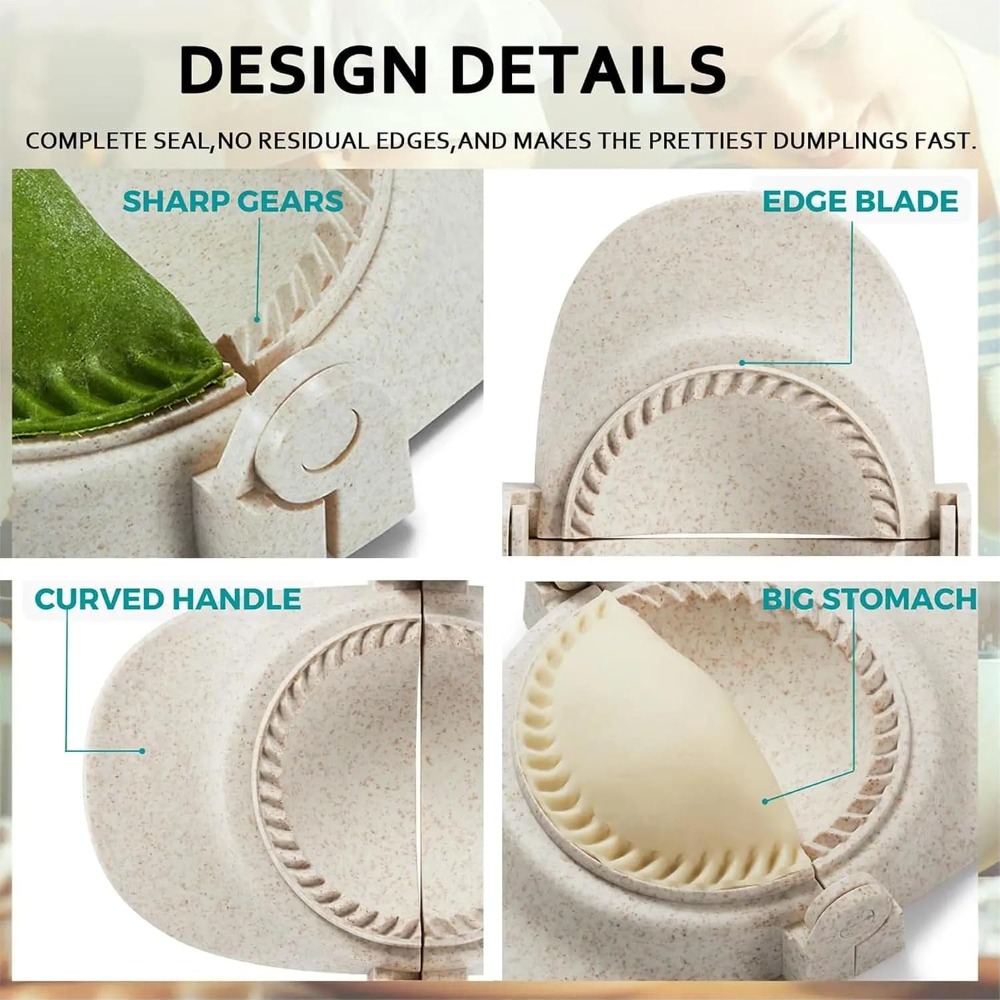 Dumpling Maker Set with Dough  - Dumpling Press Set reseña y precio