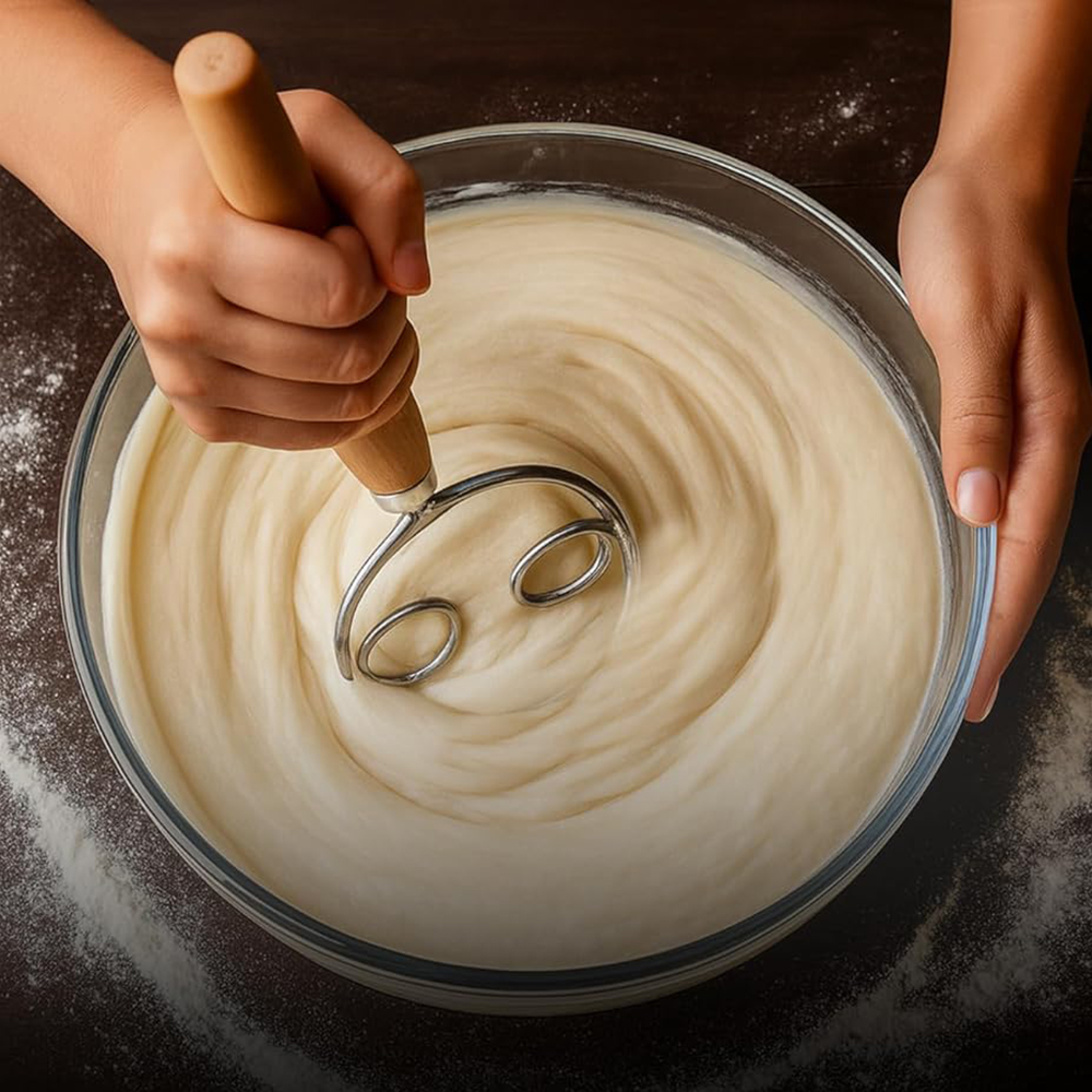 304 Stainless Steel Dough Whis - Danish Pancake Pan reseña y precio