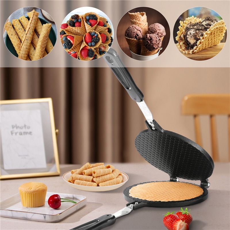 22cm Non-Stick Egg Roll Waffle - Egg Waffle Pan reseña y precio