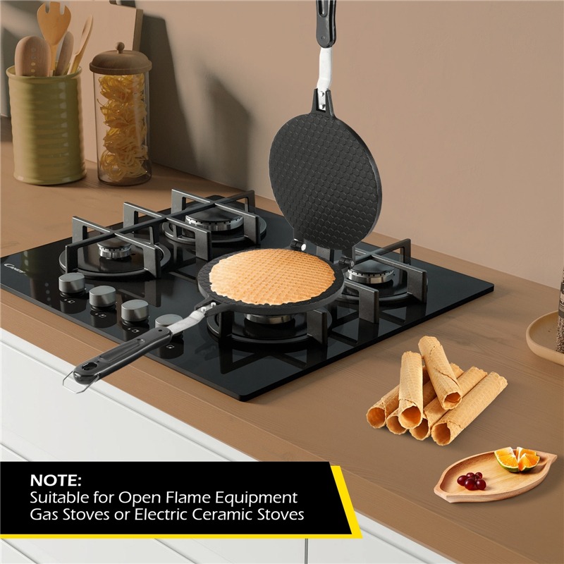 22cm Non-Stick Egg Roll Waffle - Egg Waffle Pan reseña y precio