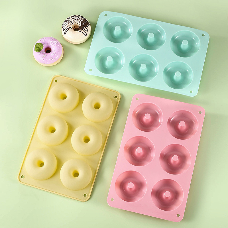 6 Donut Cake Silicone Molds Ki - Donut Mold Silicone reseña y precio
