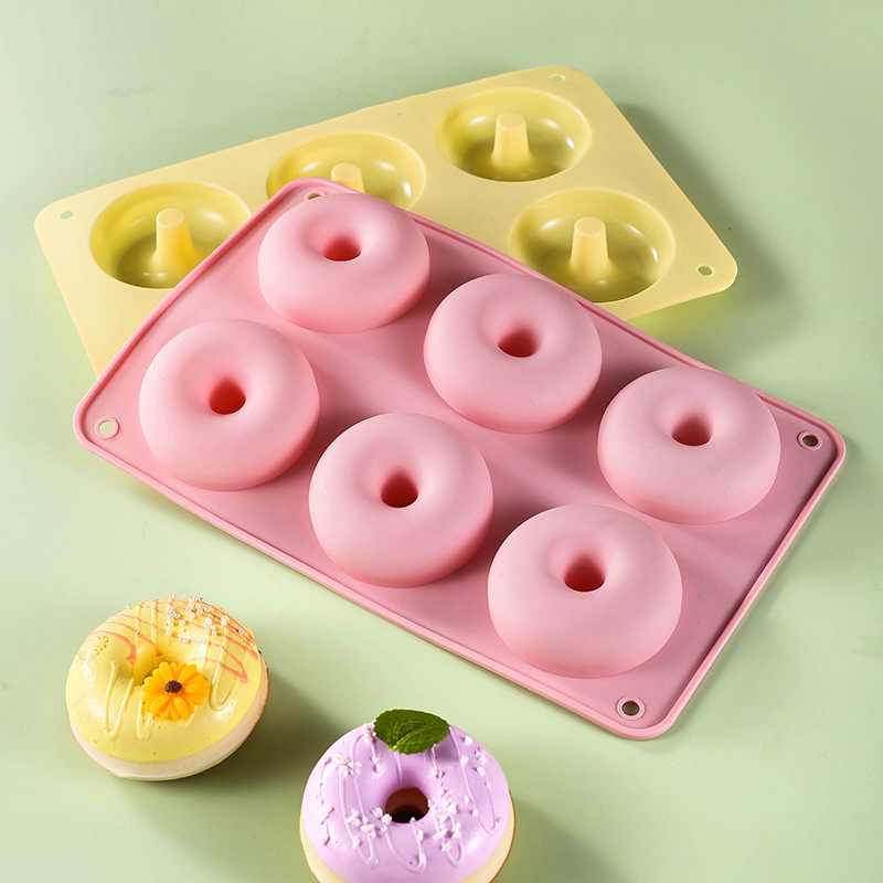 6 Donut Cake Silicone Molds Ki - Donut Mold Silicone reseña y precio