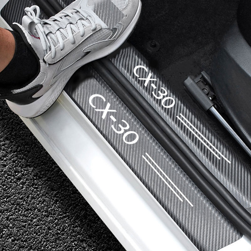 Car Door Sill Guard Plate Thre - Crepe Pan Carbon reseña y precio