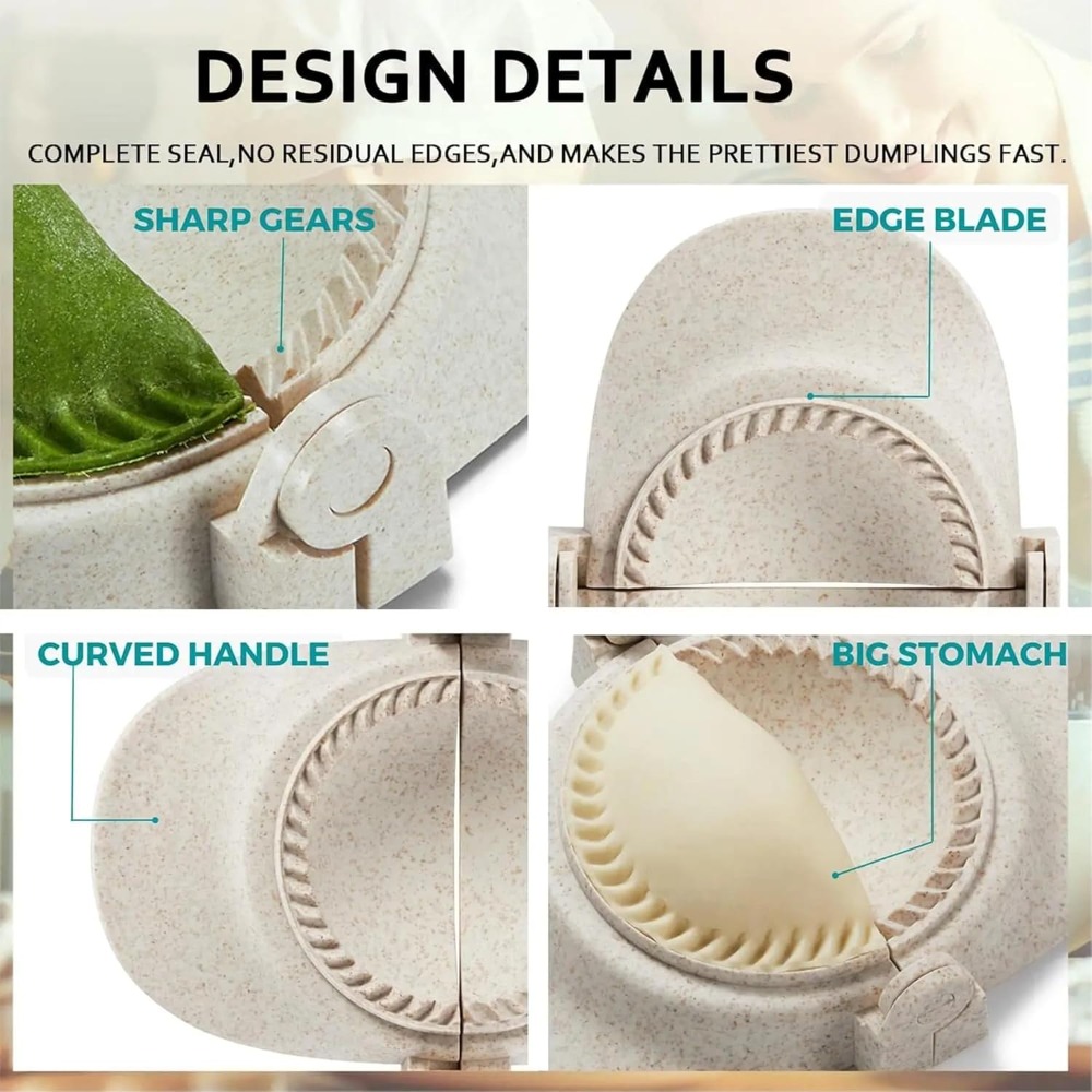 Dumpling Maker Set with Dough  - Dumpling Press Set reseña y precio