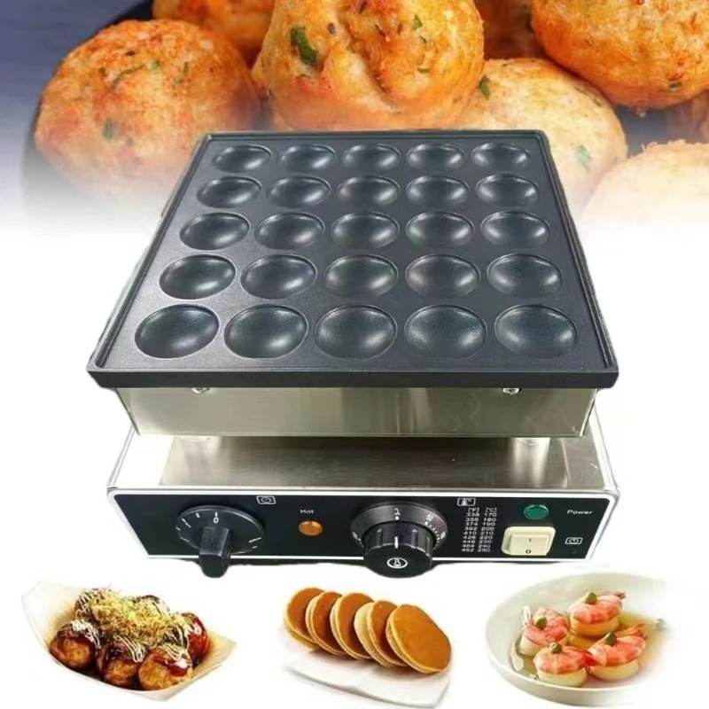 Commercial Snack Fishball Barb - Takoyaki Grill Plate reseña y precio