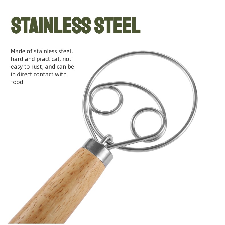 304 Stainless Steel Dough Whis - Danish Pancake Pan reseña y precio