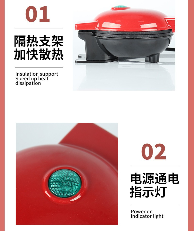 Multi Functional Mini Heart-sh - Mini Pancake Griddle reseña y precio