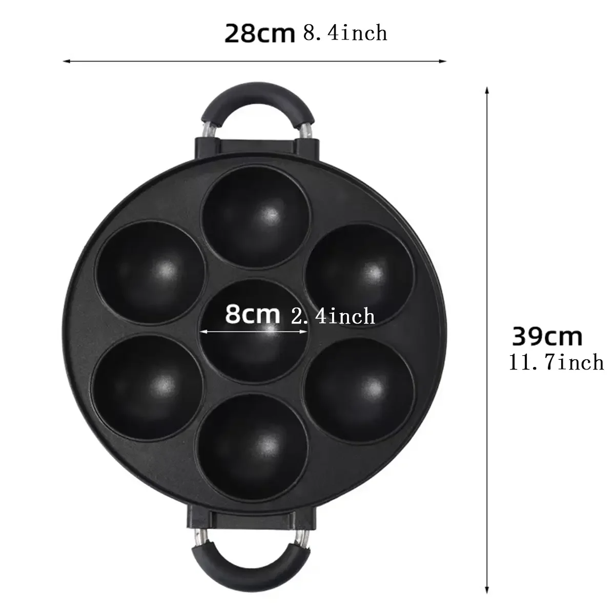 7 Hole Cake Cooking Pan Cast I - Cast Iron Corn reseña y precio