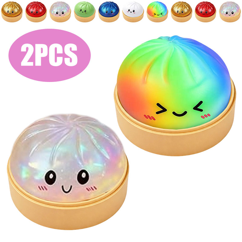 Bao Bun Squishy Toy with Bambo - Bao Steamer Bamboo reseña y precio