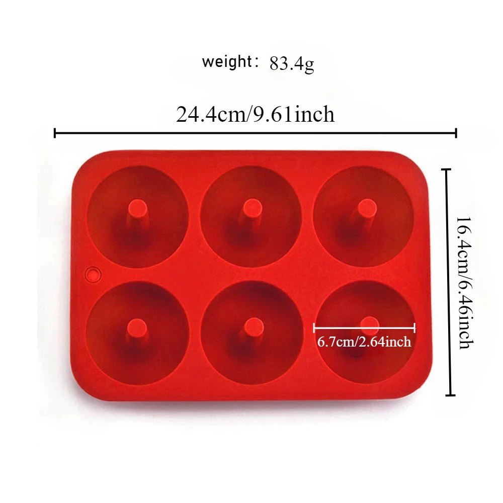 6 Holes Silicone Donut Mold Ba - Donut Mold Silicone reseña y precio
