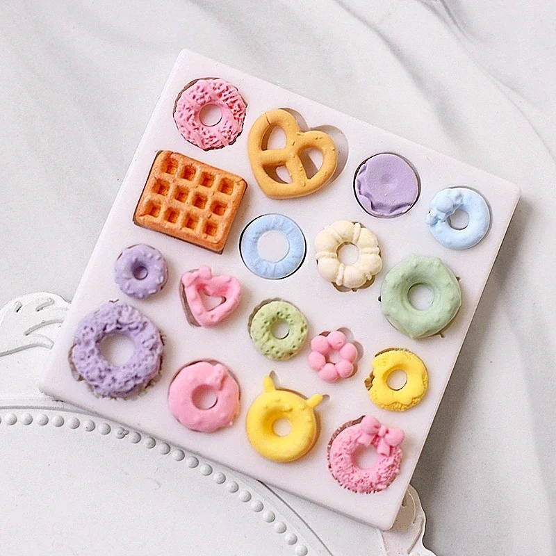 Cute Bunny Bear Carrot House S - Donut Mold Silicone reseña y precio