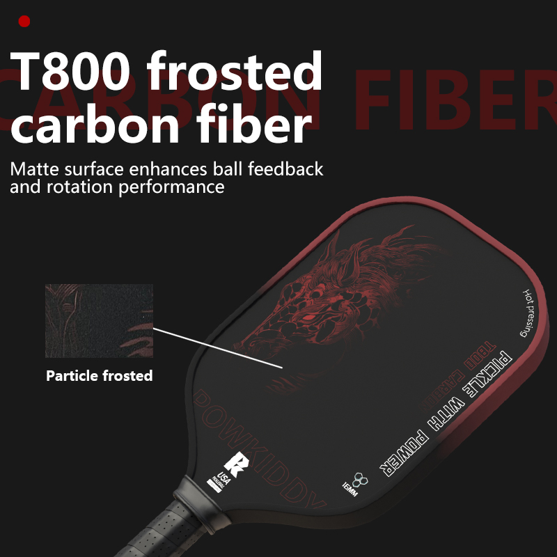 T800 Carbon Fiber Pickleball P - Crepe Pan Carbon reseña y precio