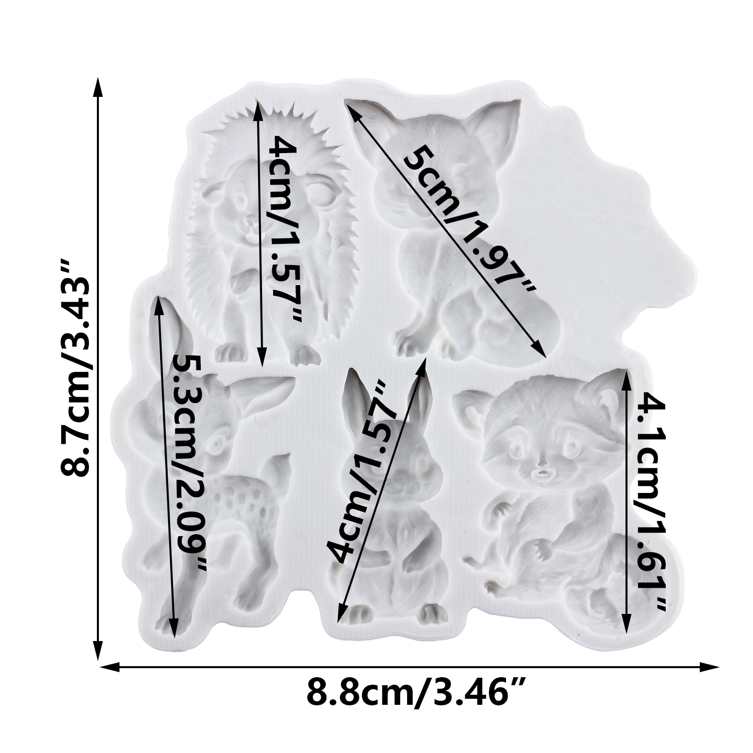Animal Themed Silicone Molds F - Bunny Cake Mold reseña y precio