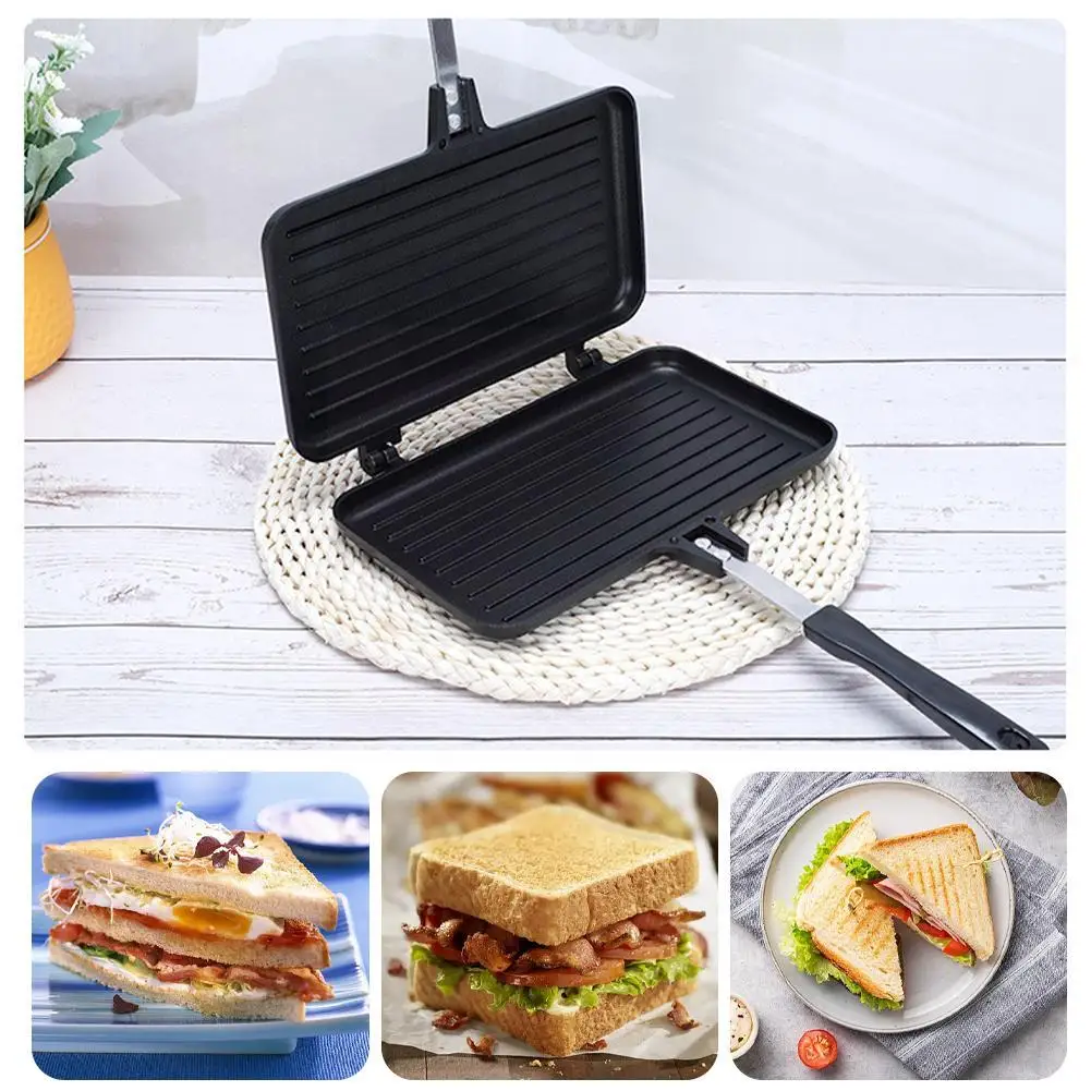 Double-Sided Frying Pan Non-St - Cast Iron Corn reseña y precio