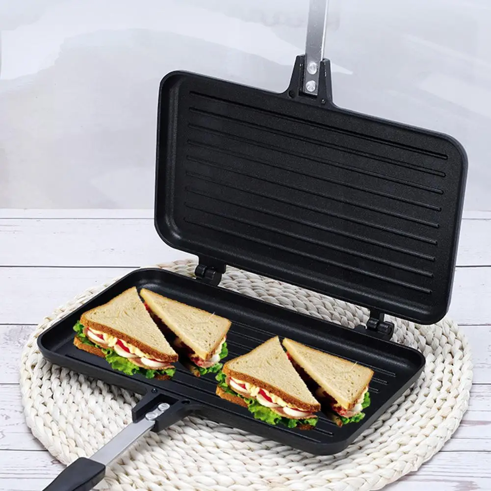 Double-Sided Frying Pan Non-St - Cast Iron Corn reseña y precio