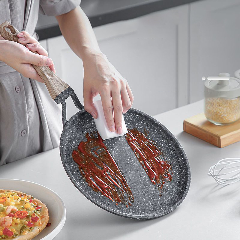 Household non-stick skillet, c - Danish Pancake Pan reseña y precio
