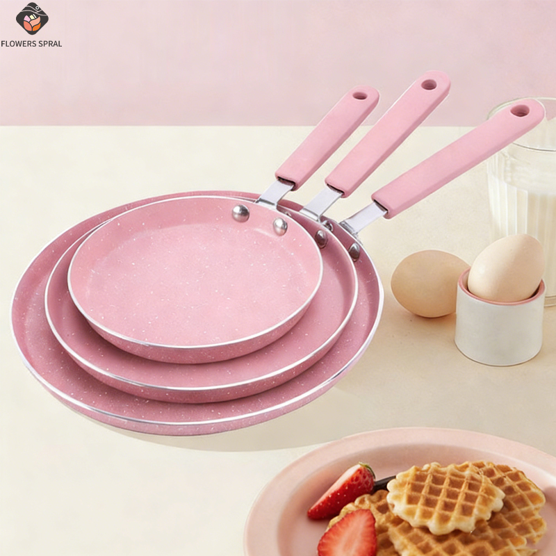 1 Non Stick Pink Frying Pan Fo - Egg Waffle Pan reseña y precio