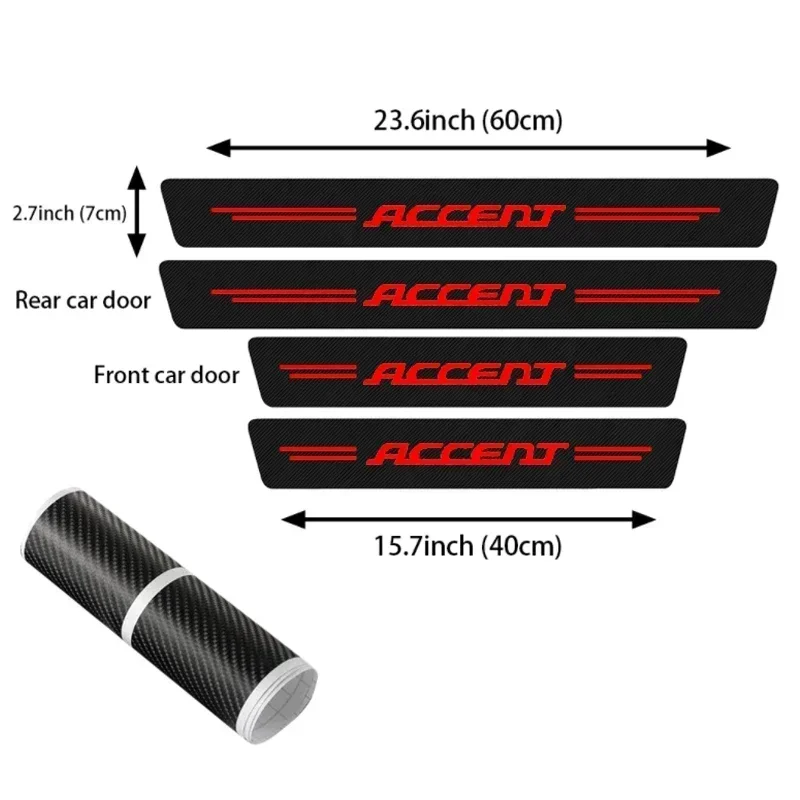 Car Styling Door Threshold Sil - Crepe Pan Carbon reseña y precio