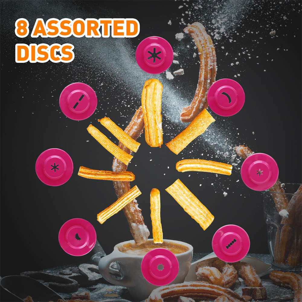 DIY Manual Cookie Press Maker  - Churros Maker Gun reseña y precio