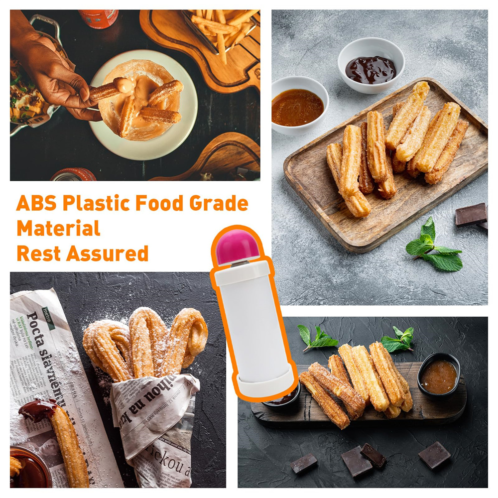 DIY Manual Cookie Press Maker  - Churros Maker Gun reseña y precio