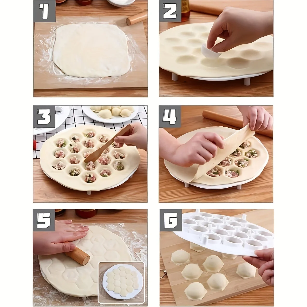 1pc-Simple Chinese Dumplings M - Dumpling Press Set reseña y precio