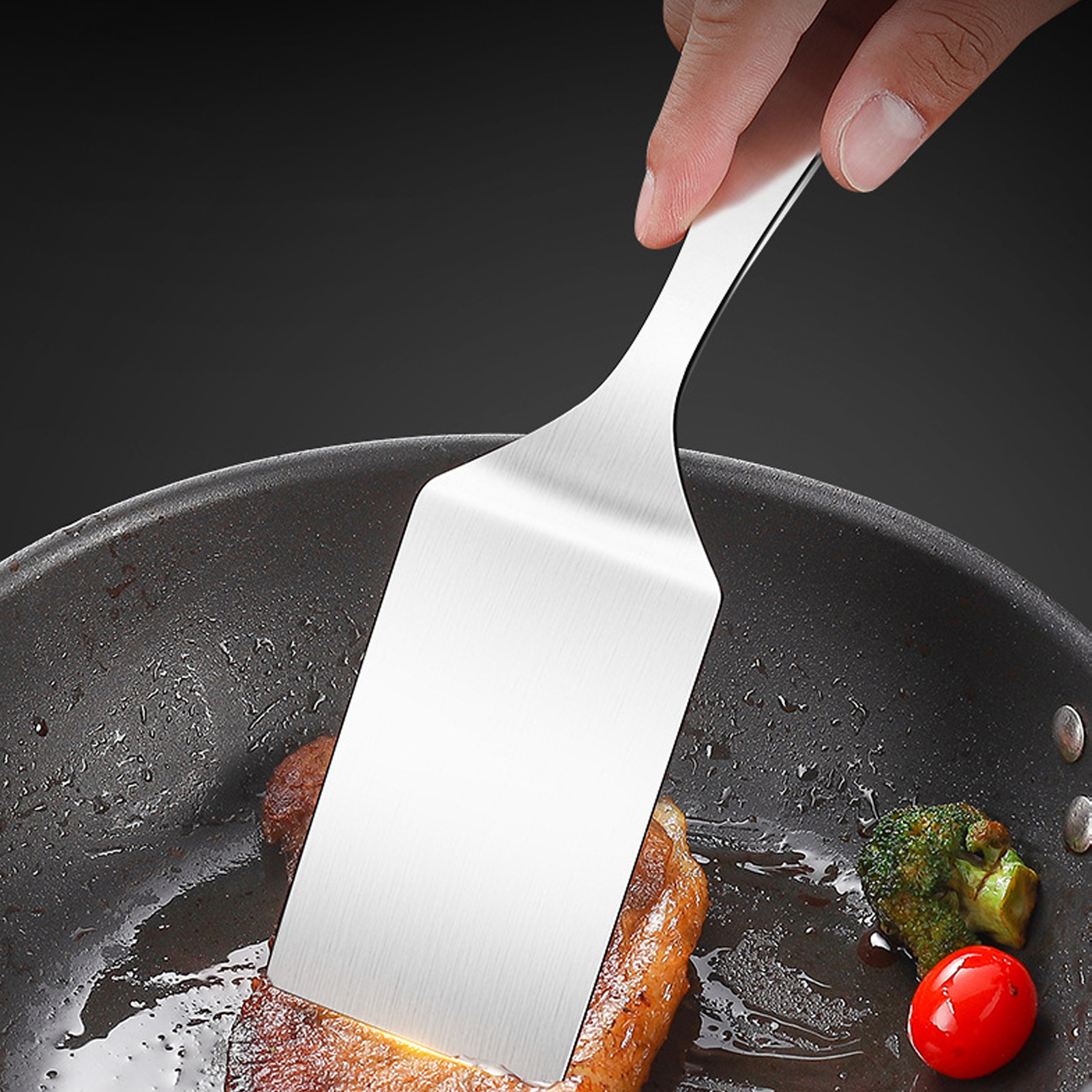 Stainless Steel Spatula Short  - Okonomiyaki Spatula reseña y precio