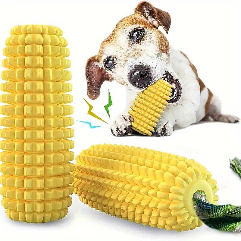 Dog Chew Toys for Aggressive C - Corn Dog Stick reseña y precio