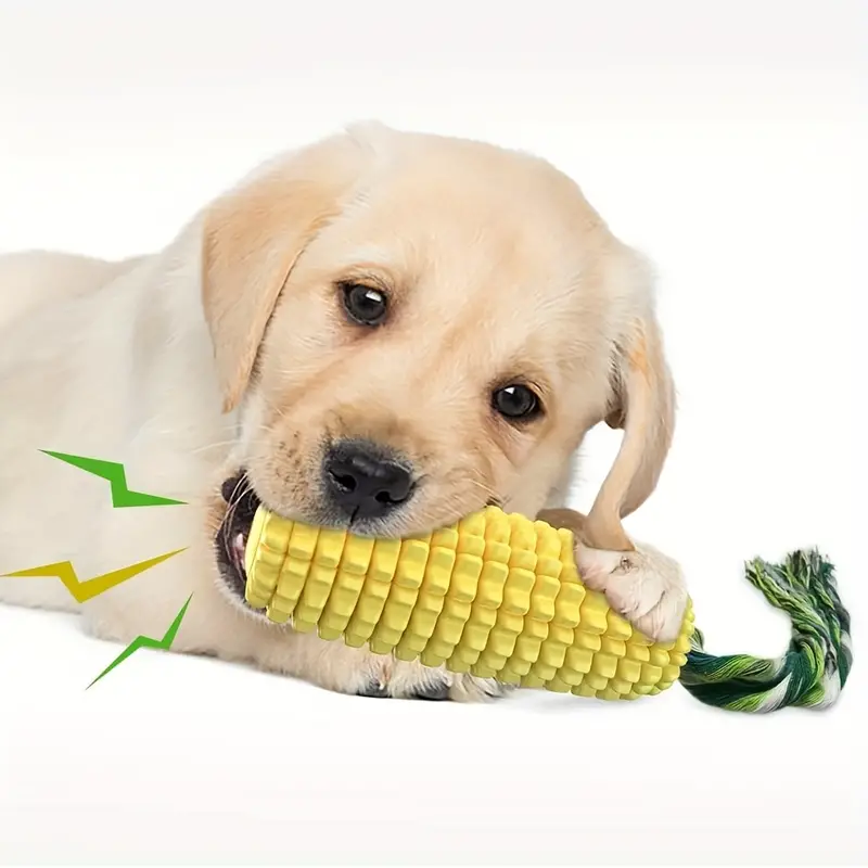 Dog Chew Toys for Aggressive C - Corn Dog Stick reseña y precio