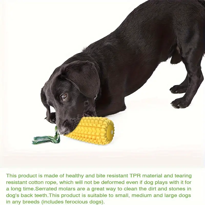 Dog Chew Toys for Aggressive C - Corn Dog Stick reseña y precio