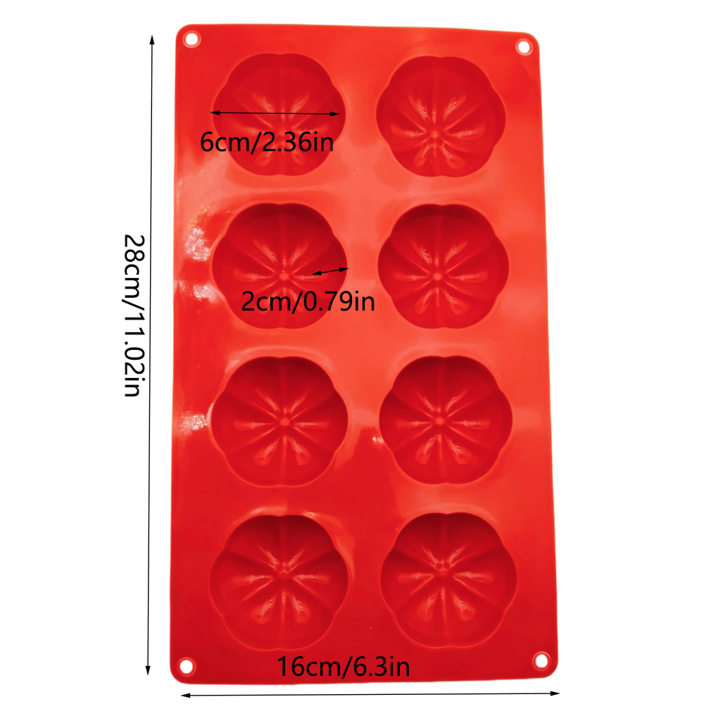 New Arrival 8 Hole 6 Petal Sha - Donut Mold Silicone reseña y precio