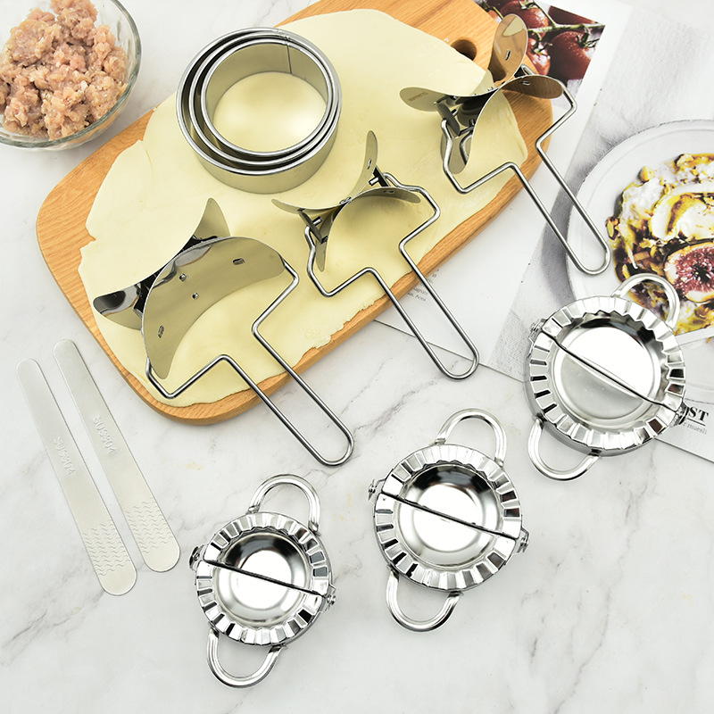 Stainless Steel Dumpling Maker - Dumpling Press Set reseña y precio