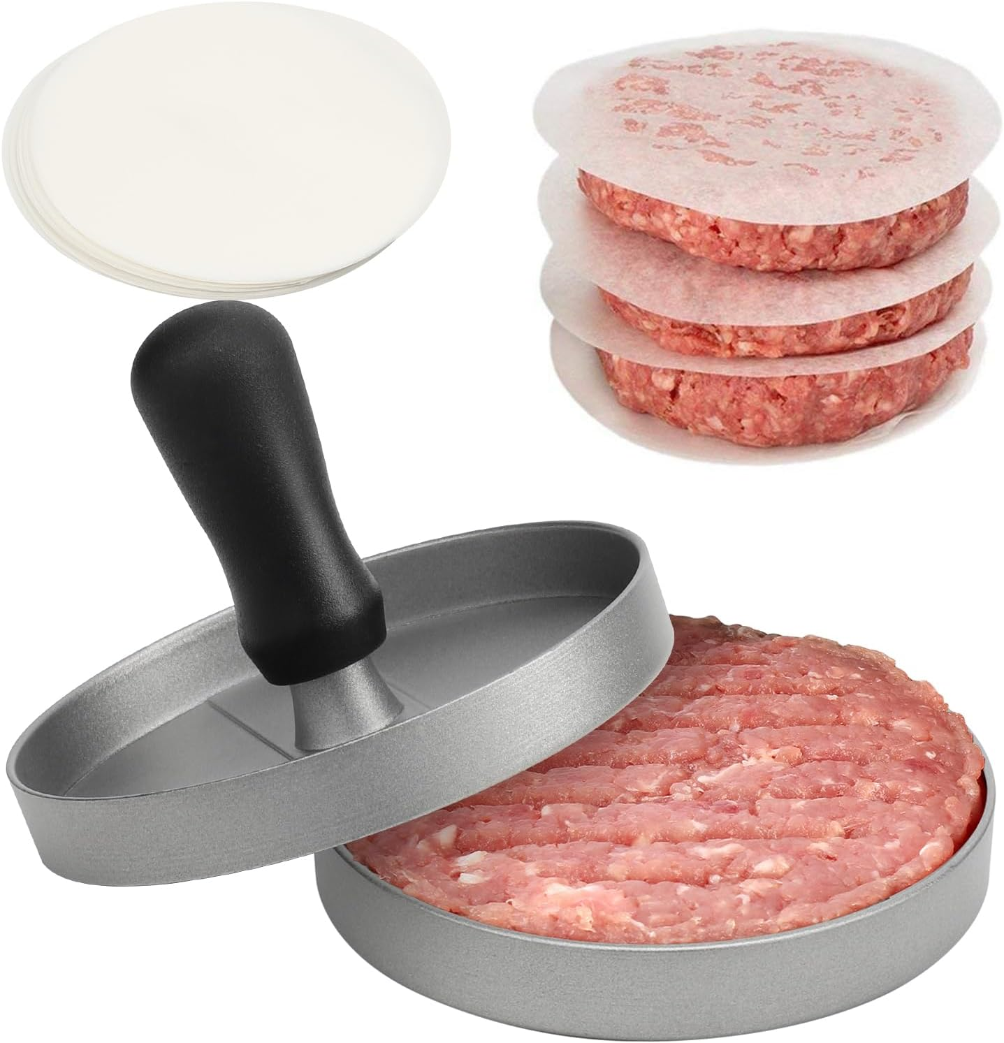 Burger Press Hamburger Meat To - Hot Dog Press reseña y precio