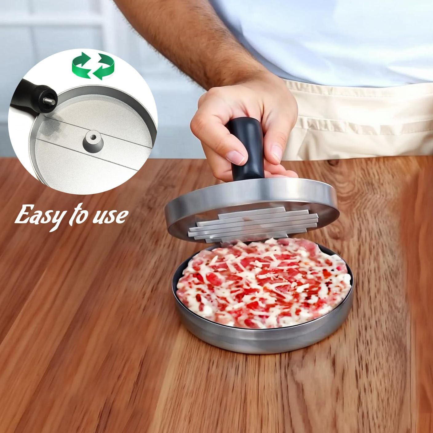 Burger Press Hamburger Meat To - Hot Dog Press reseña y precio