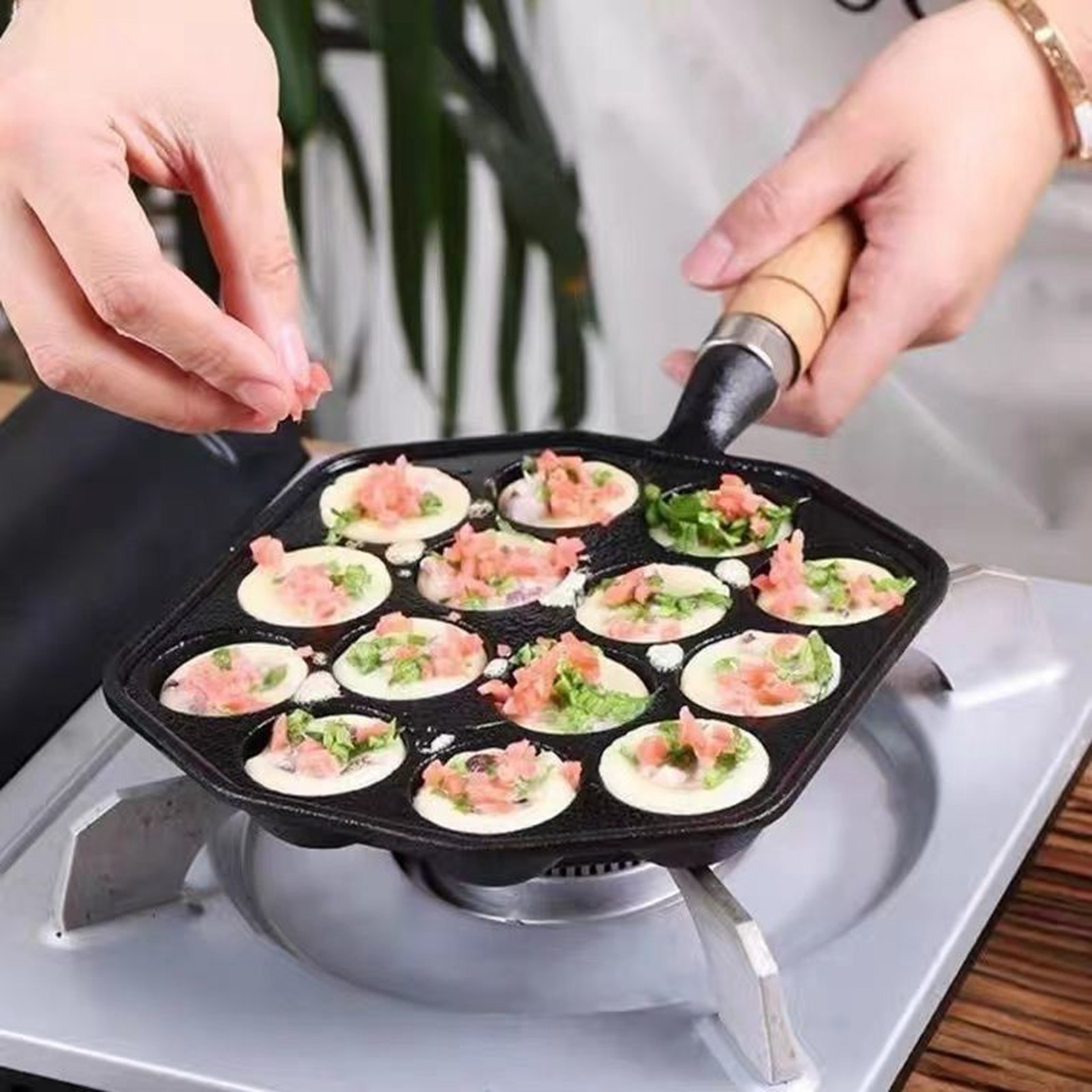 Takoyaki Grill Pan Easy To Cle - Takoyaki Grill Plate reseña y precio