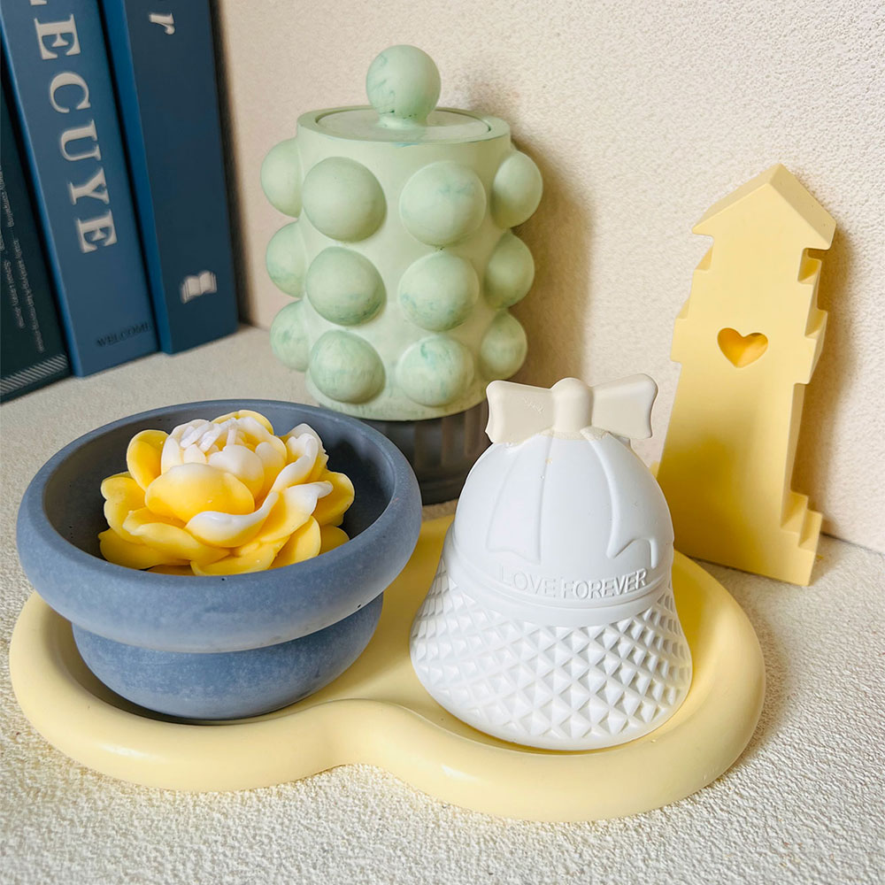 Bubble Jar Candle Vessel Concr - Donut Mold Silicone reseña y precio