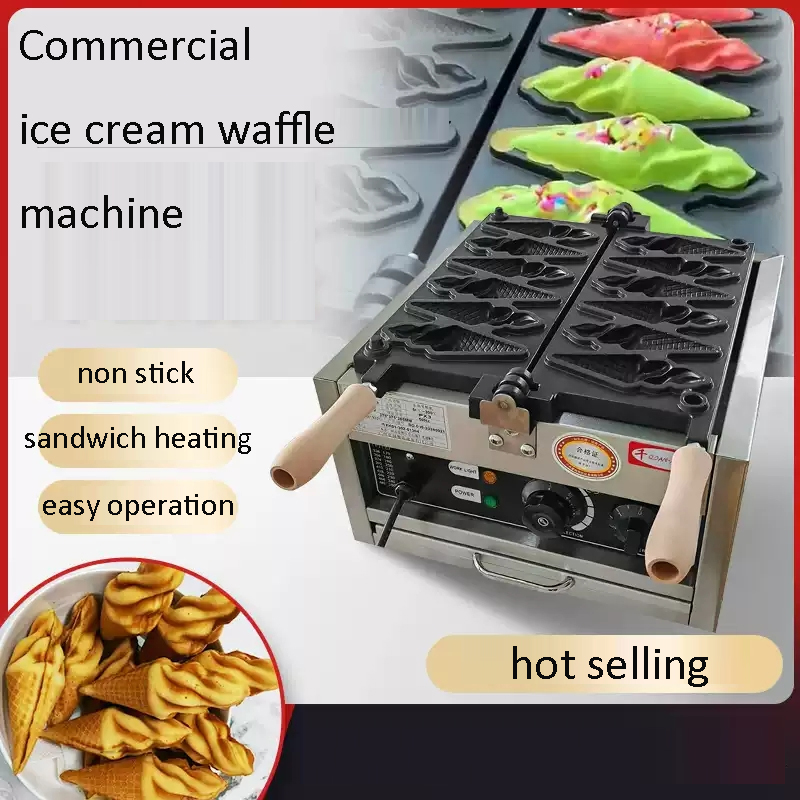 Electric Ice Cream Waffle Cone - Waffle Cone Maker reseña y precio