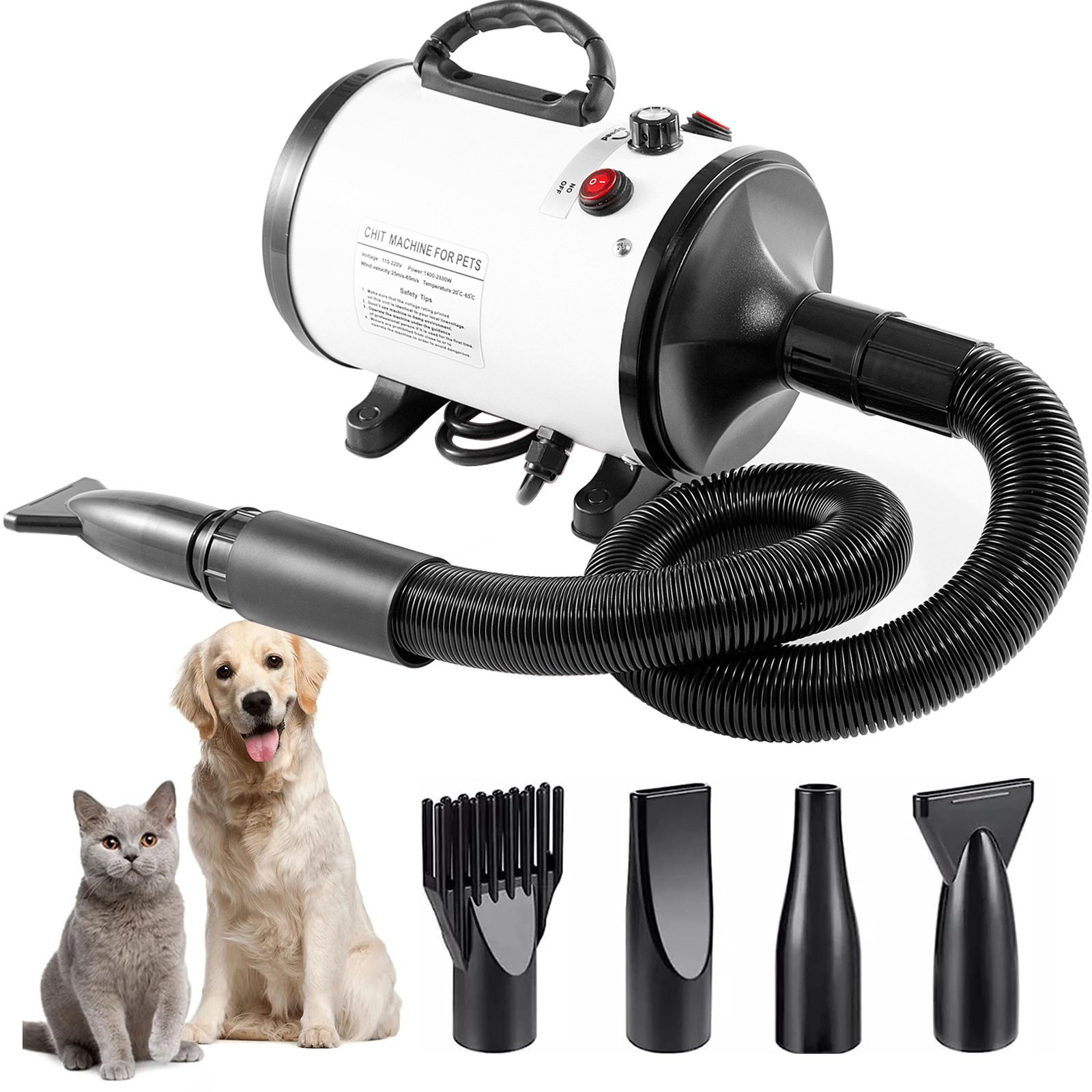 2800W Pet Hair Dryer for Dogs  - Hot Dog Press reseña y precio