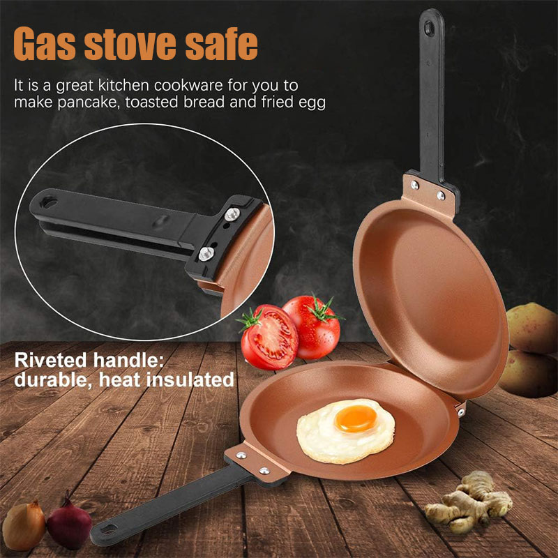Double Side Pancake Pan Non-st - Mini Pancake Griddle reseña y precio