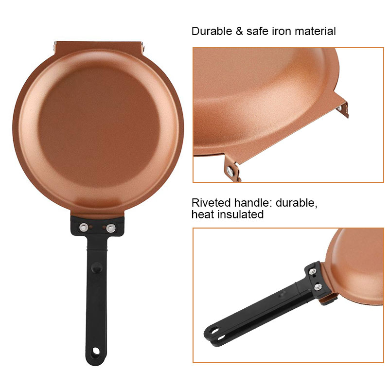 Double Side Pancake Pan Non-st - Mini Pancake Griddle reseña y precio