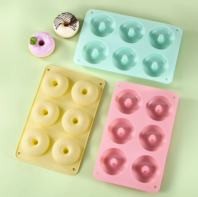 Multi Cavity Heat Resistant Si - Donut Mold Silicone reseña y precio