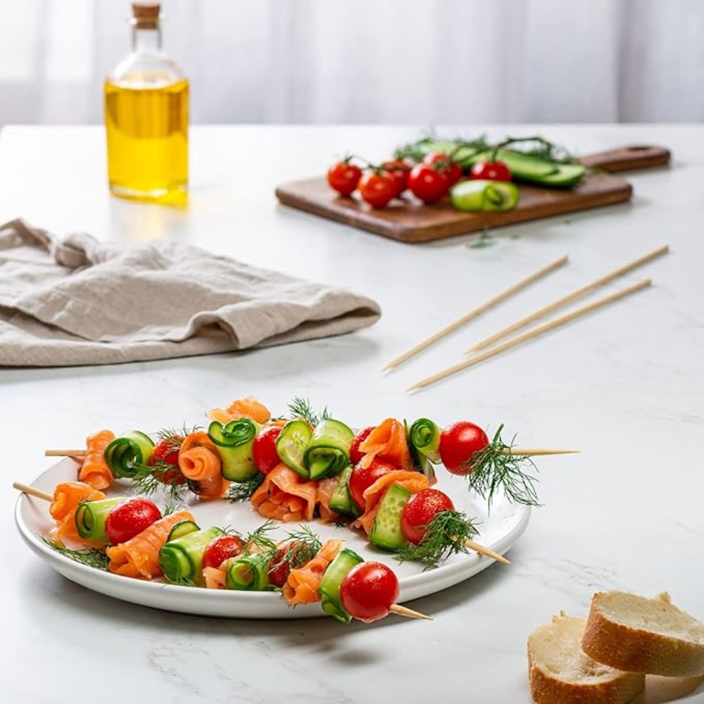 90-1350Pcs BBQ Bamboo Sticks D - Corn Dog Stick reseña y precio
