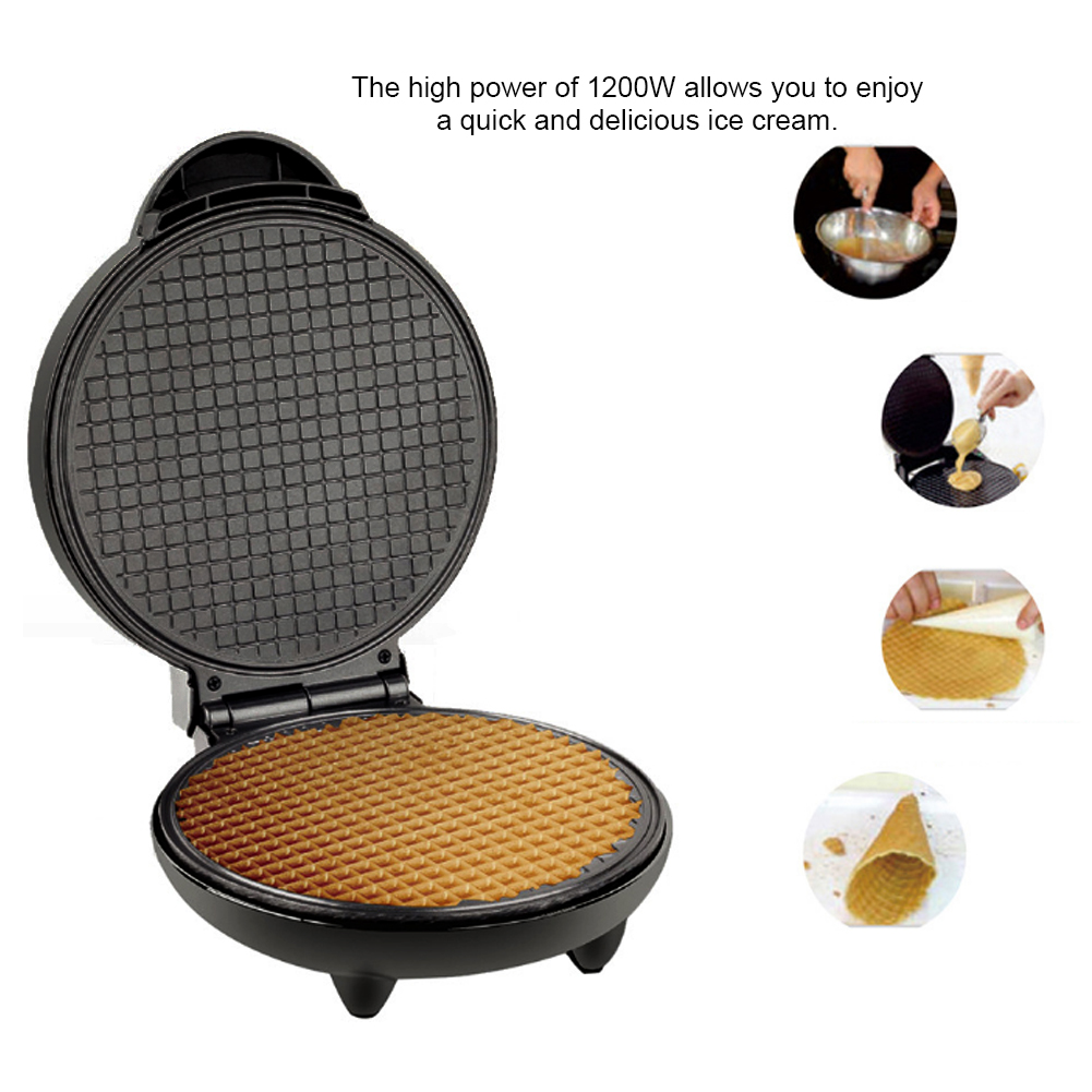 Electric Egg Roll Maker Waffle - Waffle Cone Maker reseña y precio