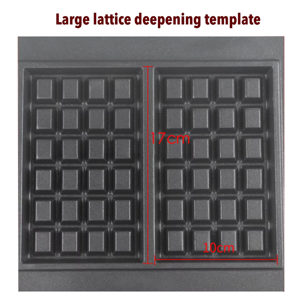Commercial Double Plates Waffl - Waffle Cone Maker reseña y precio