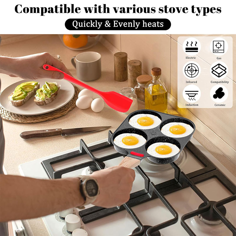 Deepened Egg Frying Pan with L - Egg Waffle Pan reseña y precio