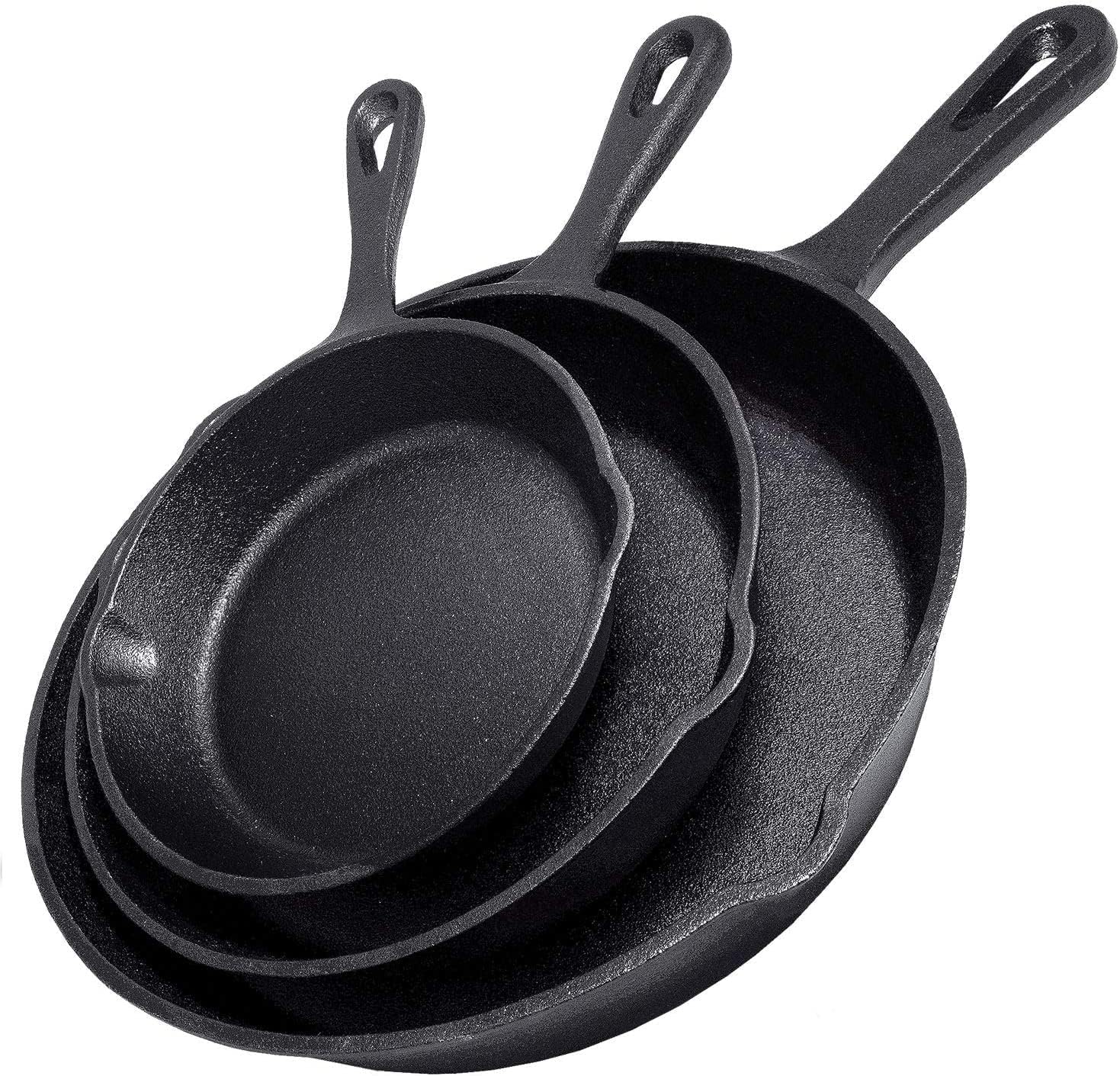 14/16/20cm Cast Iron Frying Pa - Cast Iron Corn reseña y precio