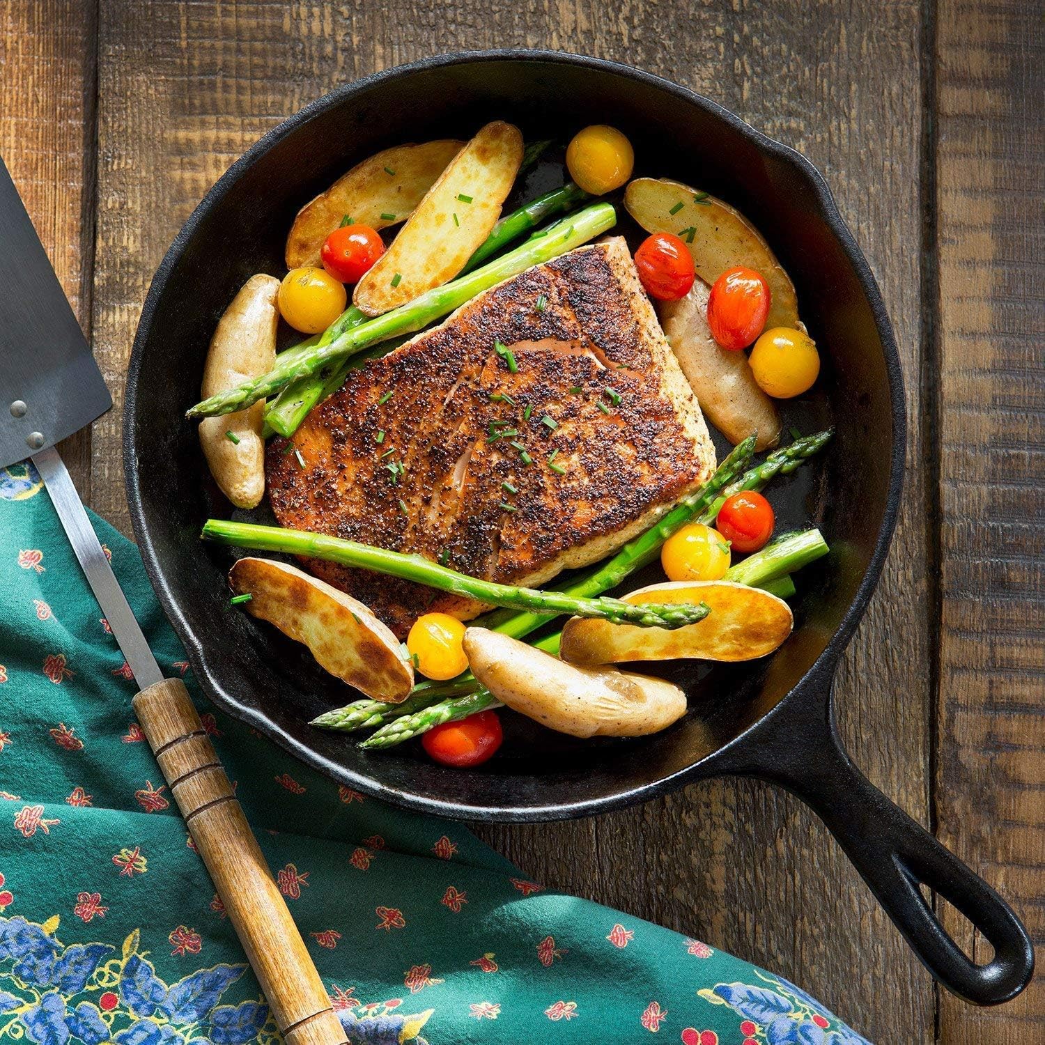 14/16/20cm Cast Iron Frying Pa - Cast Iron Corn reseña y precio