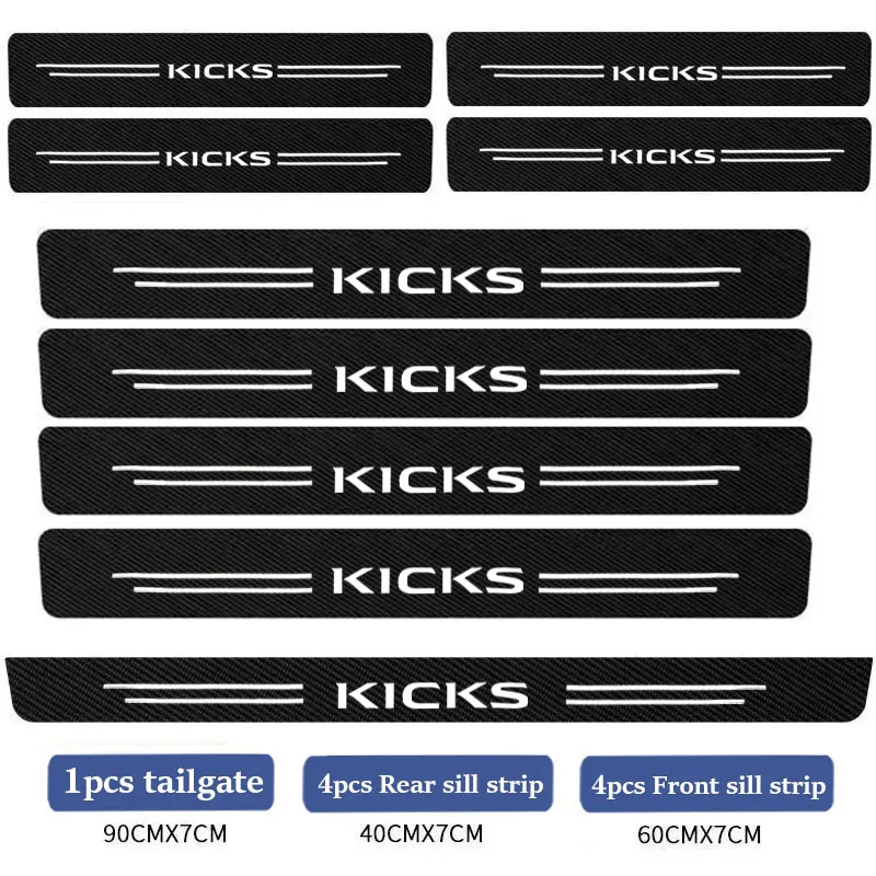 Car Door Sill Guard Plate Thre - Crepe Pan Carbon reseña y precio