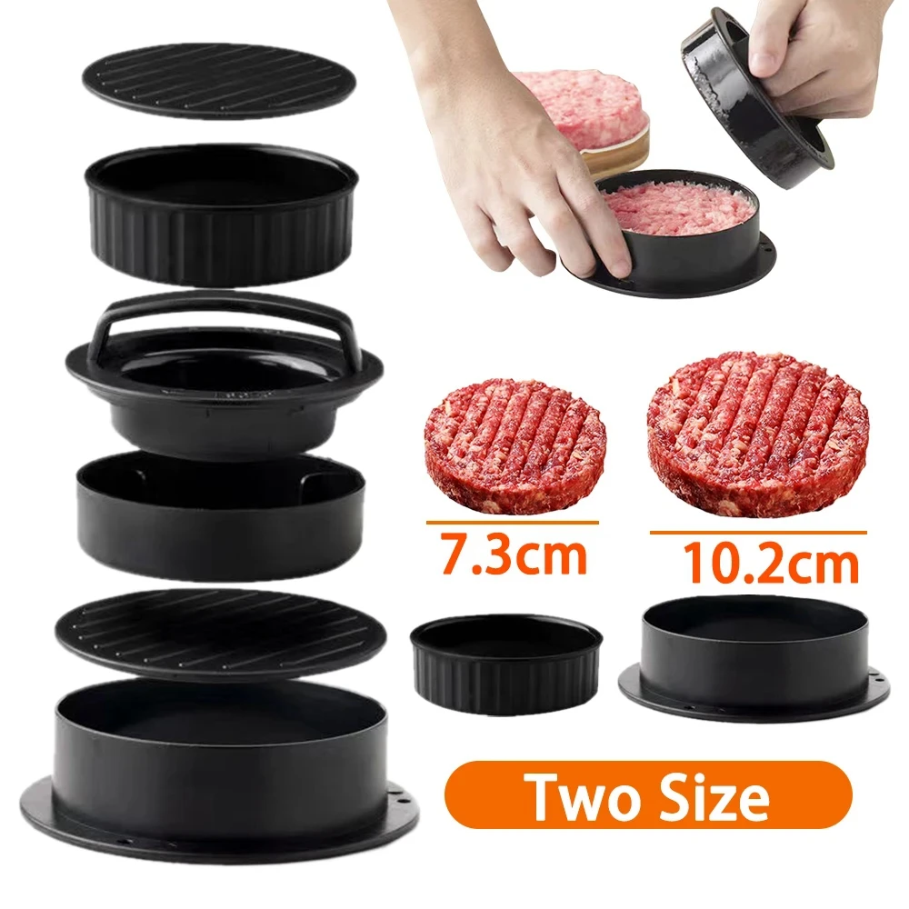 Round Hamburger Burger Press B - Hot Dog Press reseña y precio