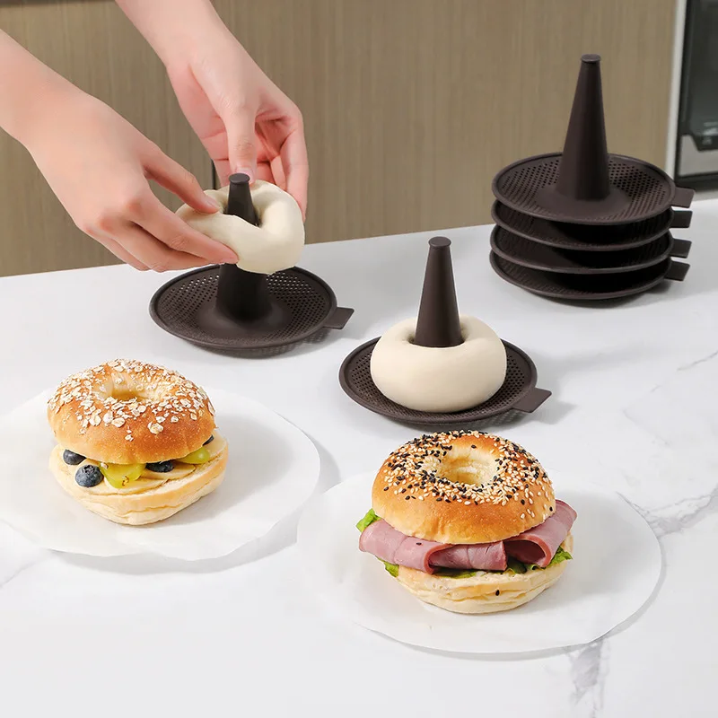 6Pcs Bagel Tools Silicone Mold - Donut Mold Silicone reseña y precio
