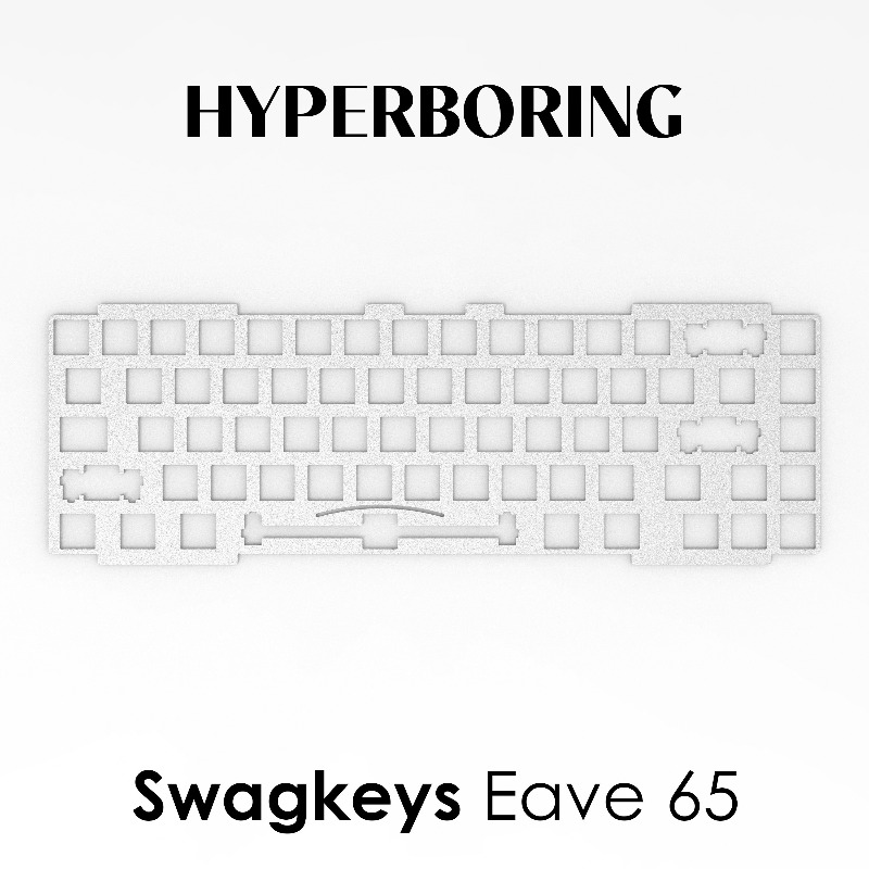 Swagkeys Eave65 Keyboard Posit - Crepe Pan Carbon reseña y precio